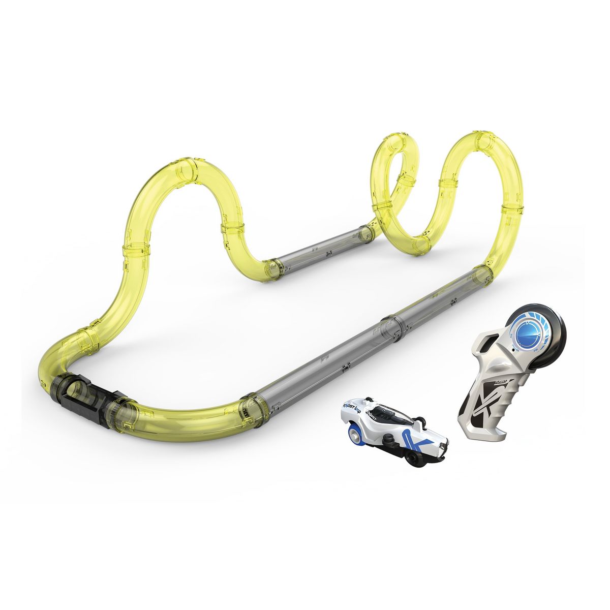 SILVERLIT Exost Loop - Circuit à tubes + 1 voiture télécommandée Speed Training Set