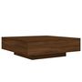 Voir la diapositive 3 : VIDAXL Table basse avec lumieres LED chene marron 100x100x31 cm