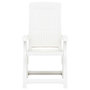 Voir la diapositive 3 : VIDAXL Chaises inclinables de jardin lot de 2 Plastique Blanc