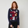 Voir la diapositive 1 : INEXTENSO Pull de noël femme 