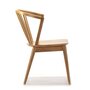 Voir la diapositive 4 : VS VENTA-STOCK Pack 2 chaises Mura, Couleur Chêne, Bois Massif, 55 cm x 58,5 cm x 84 cm
