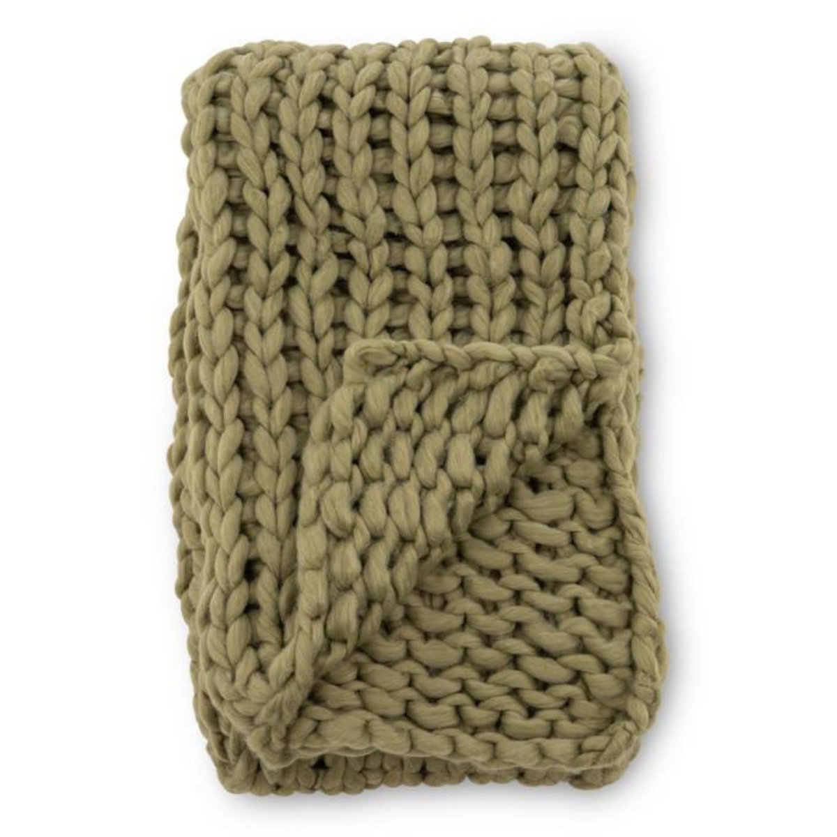 Paris Prix Plaid Uni  Kate  130x170cm Vert Mousse