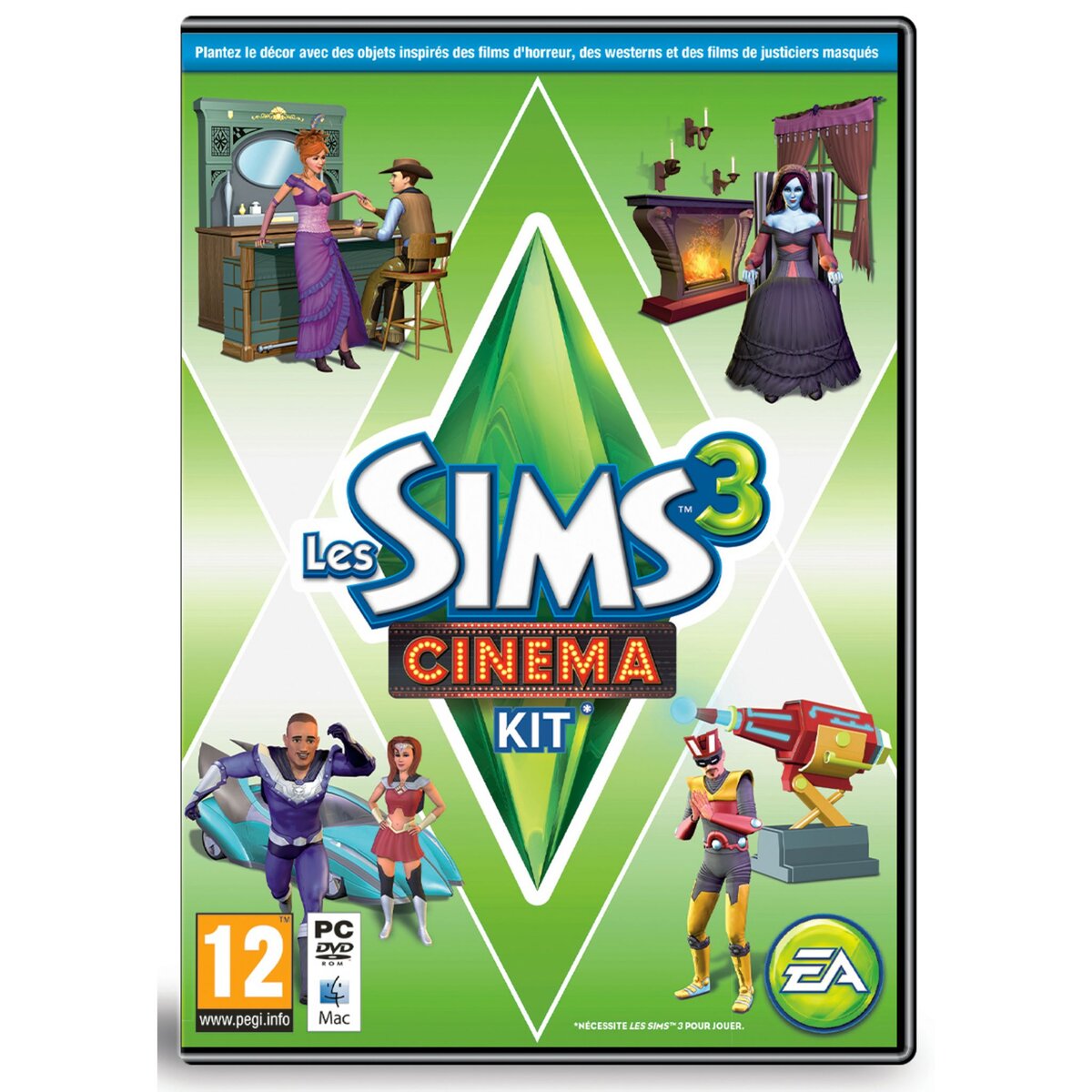 Les Sims 3 : Kit Cinéma - Disque Additionnel