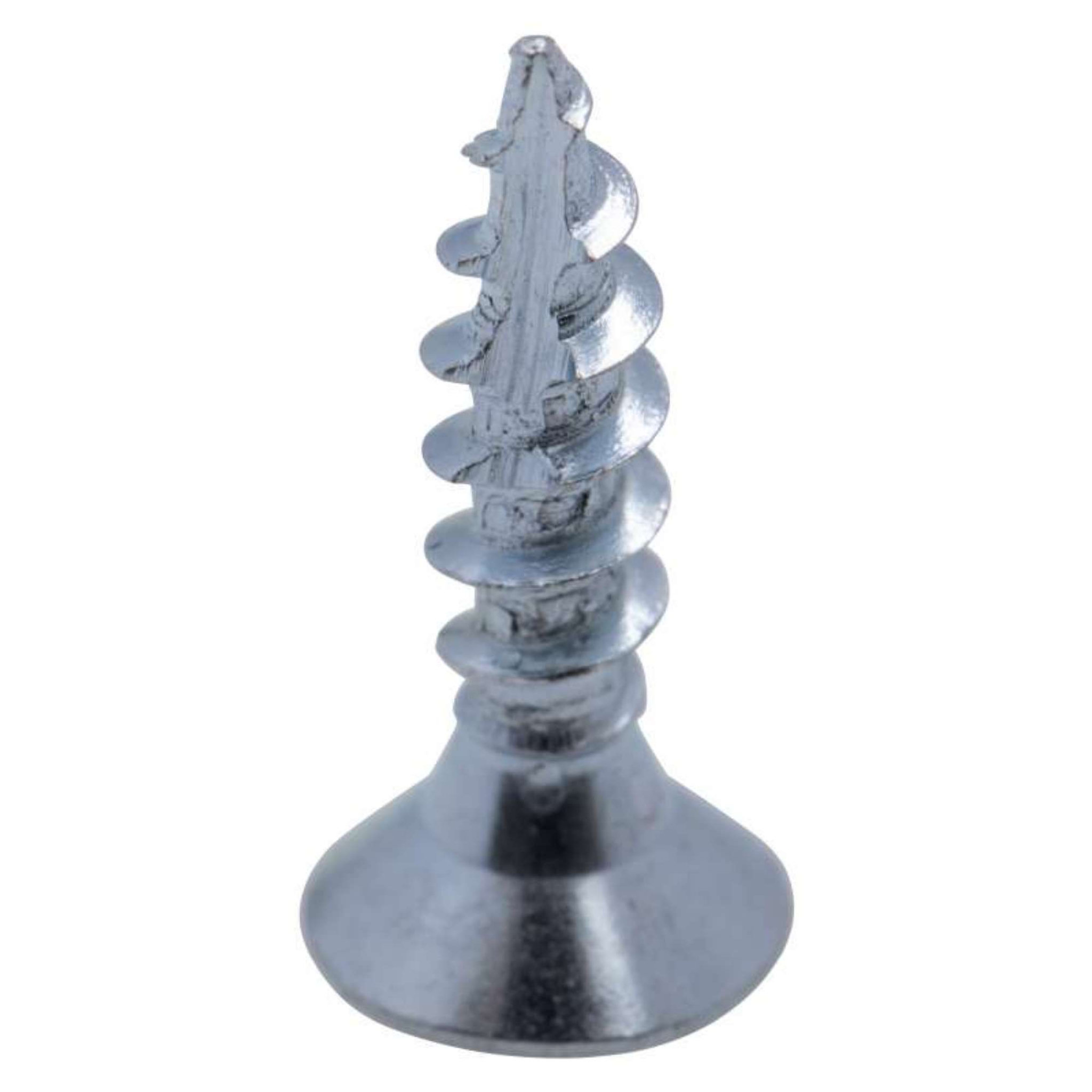 Voir la diapositive 3 :  Vis à bois tête fraisée PZ zinguée Vissal filet total 4,5x25 mm  x14 vis