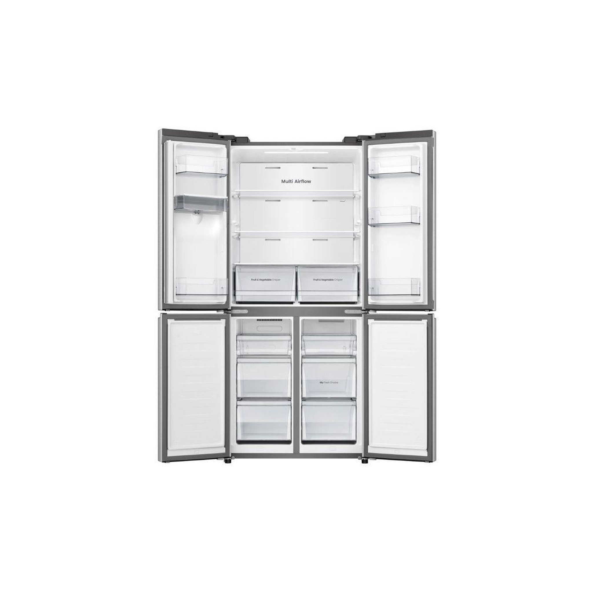 Voir la diapositive 4 : Hisense Réfrigérateur multi portes rq5p470smie