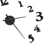 Voir la diapositive 4 : VIDAXL Horloge murale 3D Design moderne Noir et blanc 100 cm XXL