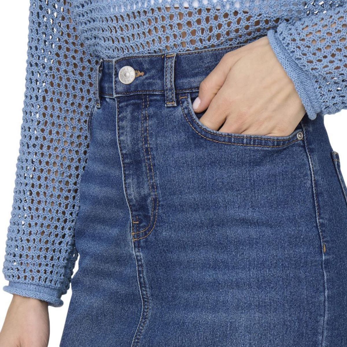 Only Jupe Mi longue  Femme Only Marcella