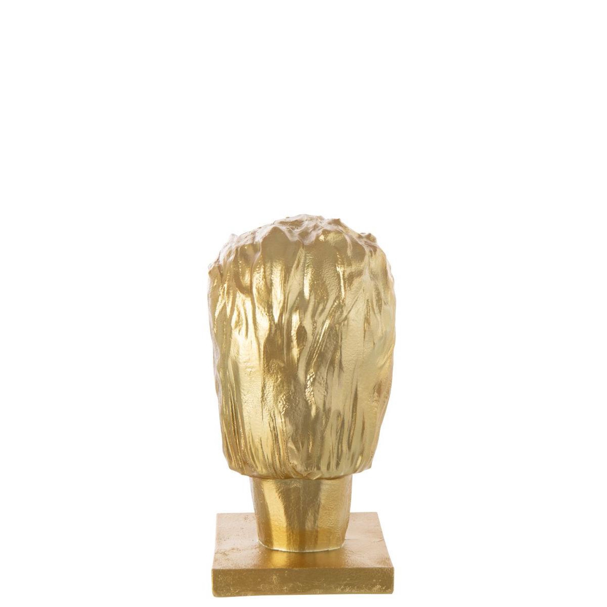 Voir la diapositive 3 : J-LINE Buste einstein  hollywood  25cm doré