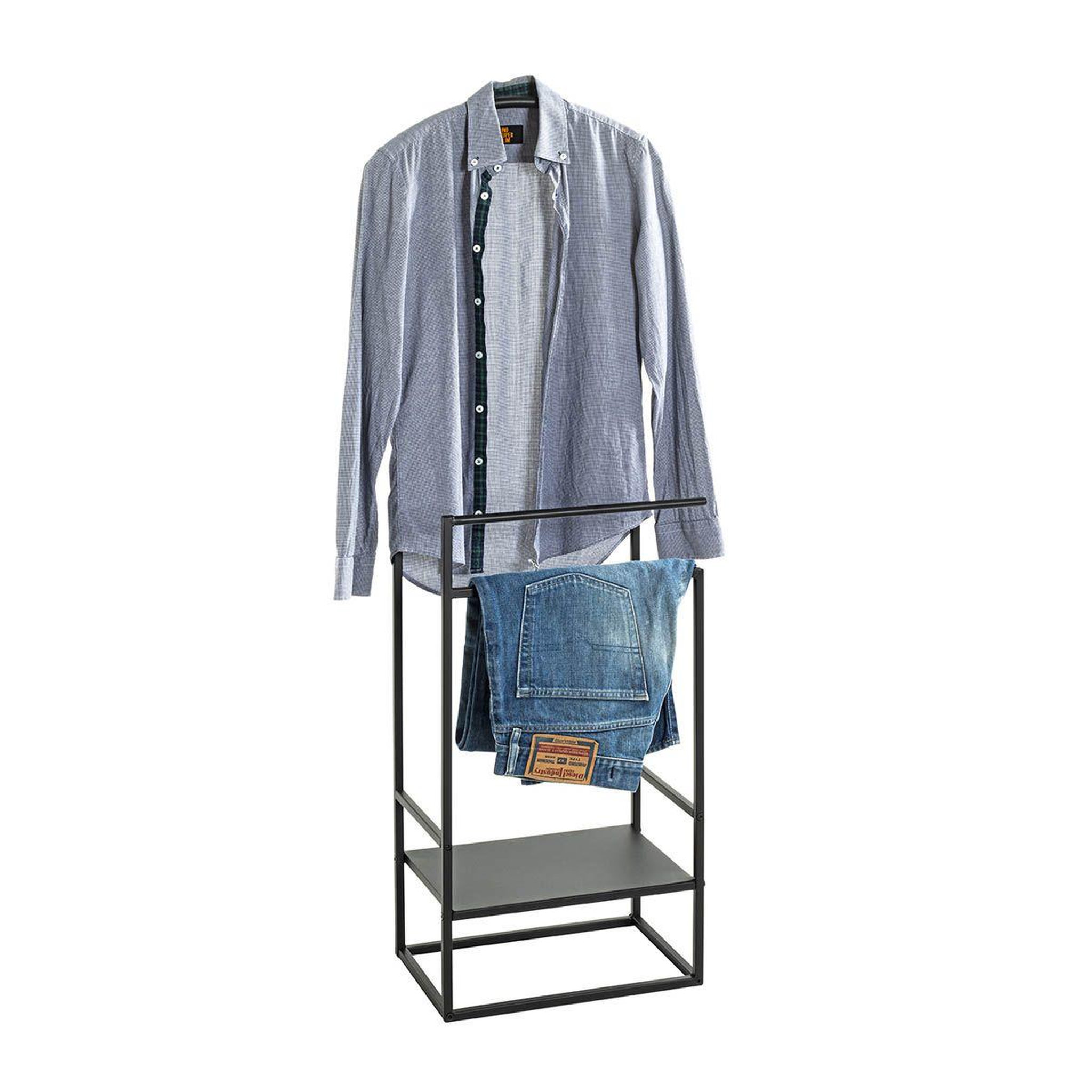 Voir la diapositive 3 : Paris Prix Valet de chambre design  lydia  128cm noir