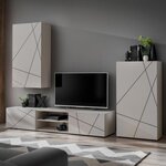 Paris Prix Ensemble Meuble TV 3P  Geo  250cm Beige