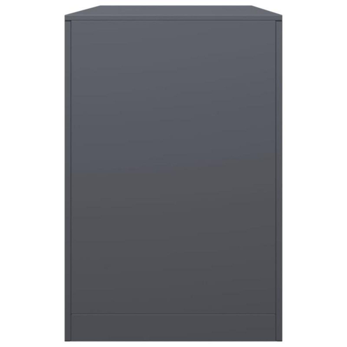 VIDAXL Portant de bois de chauffage anthracite 100x40x60 cm acier