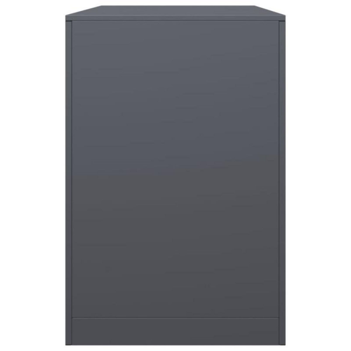 VIDAXL Portant de bois de chauffage anthracite 100x40x60 cm acier