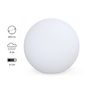 Voir la diapositive 2 : SWEEEK Boule LED – Sphère décorative lumineuse, blanc chaud, commande à distance
