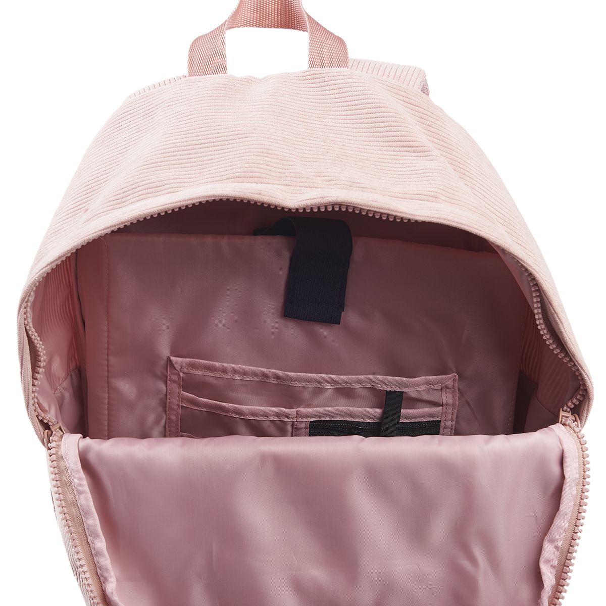 YOUNG'S ATTITUDE Sac à dos rose avec compartiment pour ordinateur effet velours