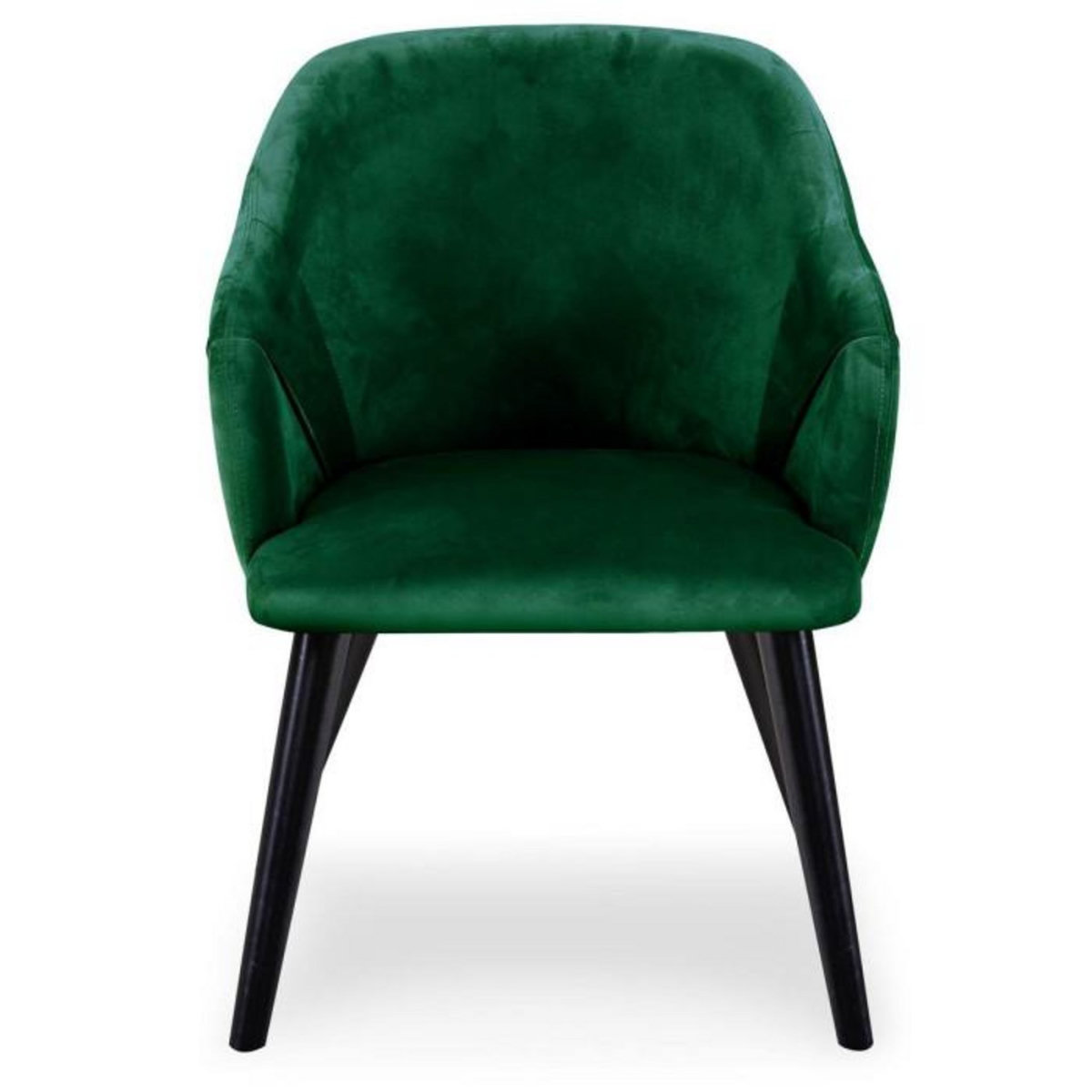 Paris Prix Lot de 2 Fauteuils en Velours  Yugnat  85cm Vert