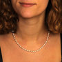 Voir la diapositive 3 : L'ATELIER D'AZUR Collier Or Jaune et Perles