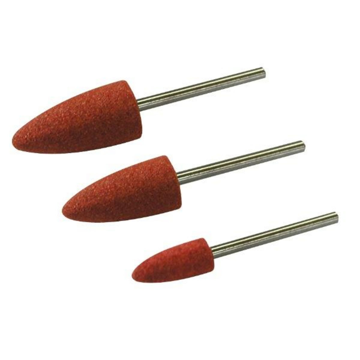 MAXICRAFT 3 meules ogives corindon