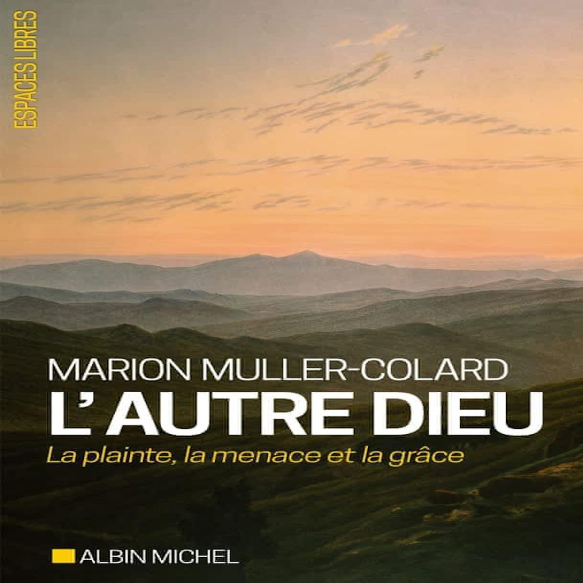 L'AUTRE DIEU. LA PLAINTE, LA MENACE ET LA GRACE, Muller-Colard Marion