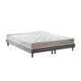 Voir la diapositive 5 : IDLITERIE Ensemble matelas 100% latex 3 zones PURE avec sommier - confort français