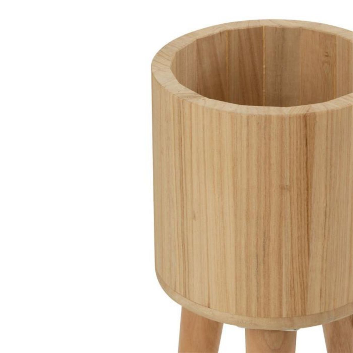 Paris Prix Lot de 3 Cache-Pots en Bois  Paul  49cm Naturel