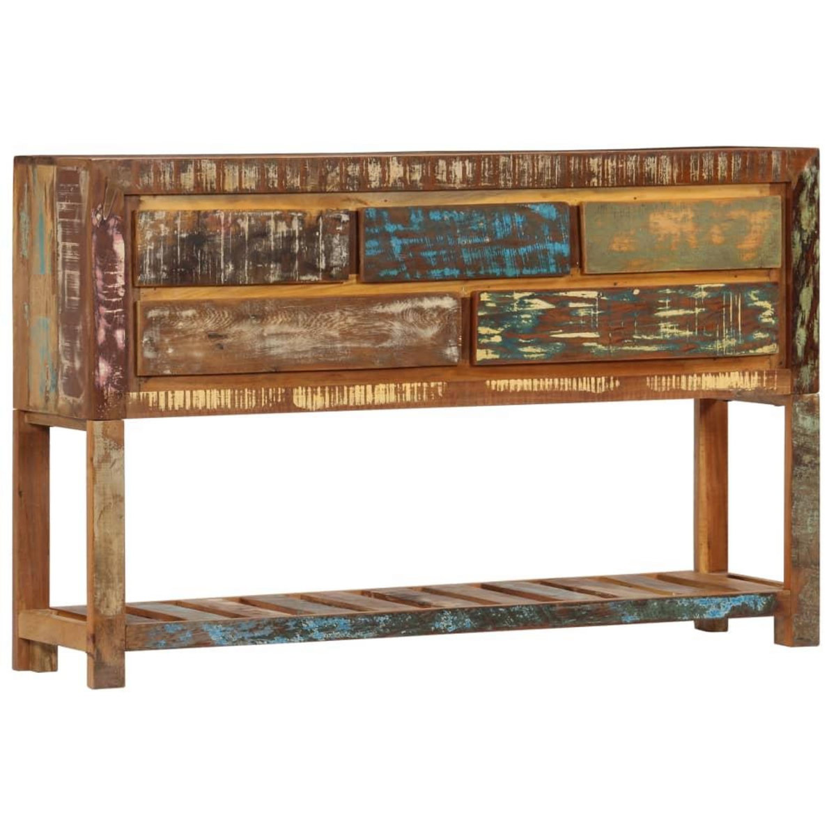 VIDAXL Buffet 120x30x75 cm Bois de recuperation solide