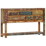VIDAXL Buffet 120x30x75 cm Bois de recuperation solide