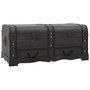 Voir la diapositive 1 : VIDAXL Coffre de rangement en bois Large Noir