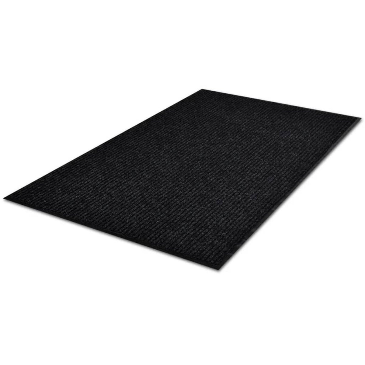 VIDAXL Tapis d'entree PVC Noir 120 x 180 cm