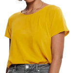 Only Top Jaune moutarde Femme Only First. Coloris disponibles : Jaune