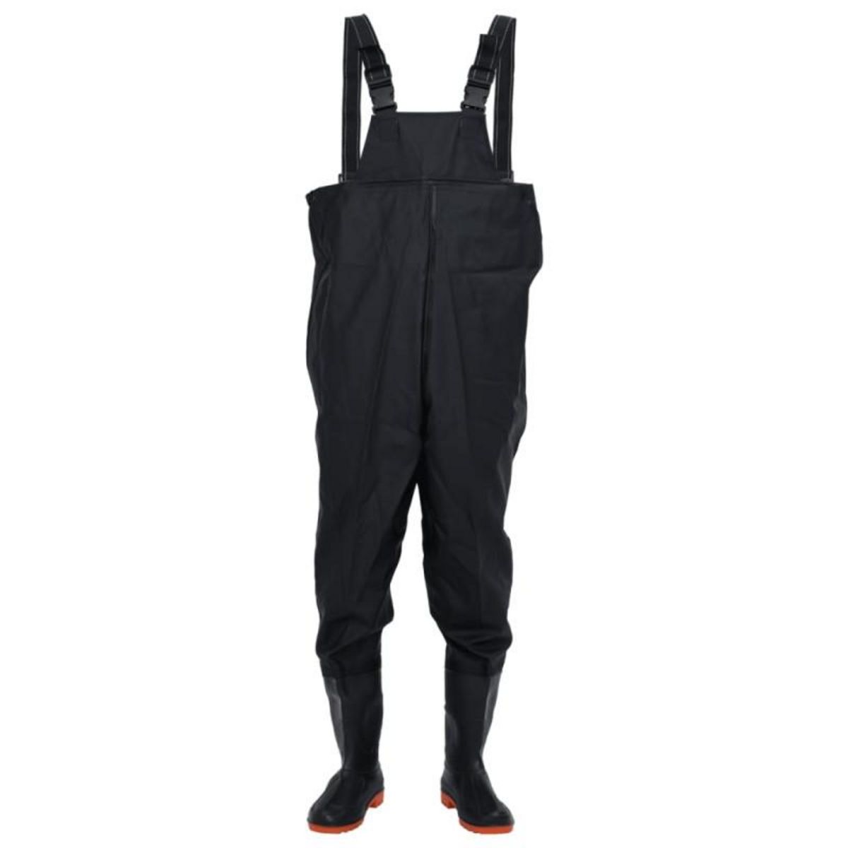 VIDAXL Cuissardes avec bottes noir taille 46