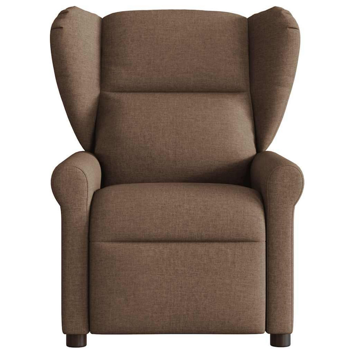 VIDAXL Fauteuil inclinable electrique Marron Tissu