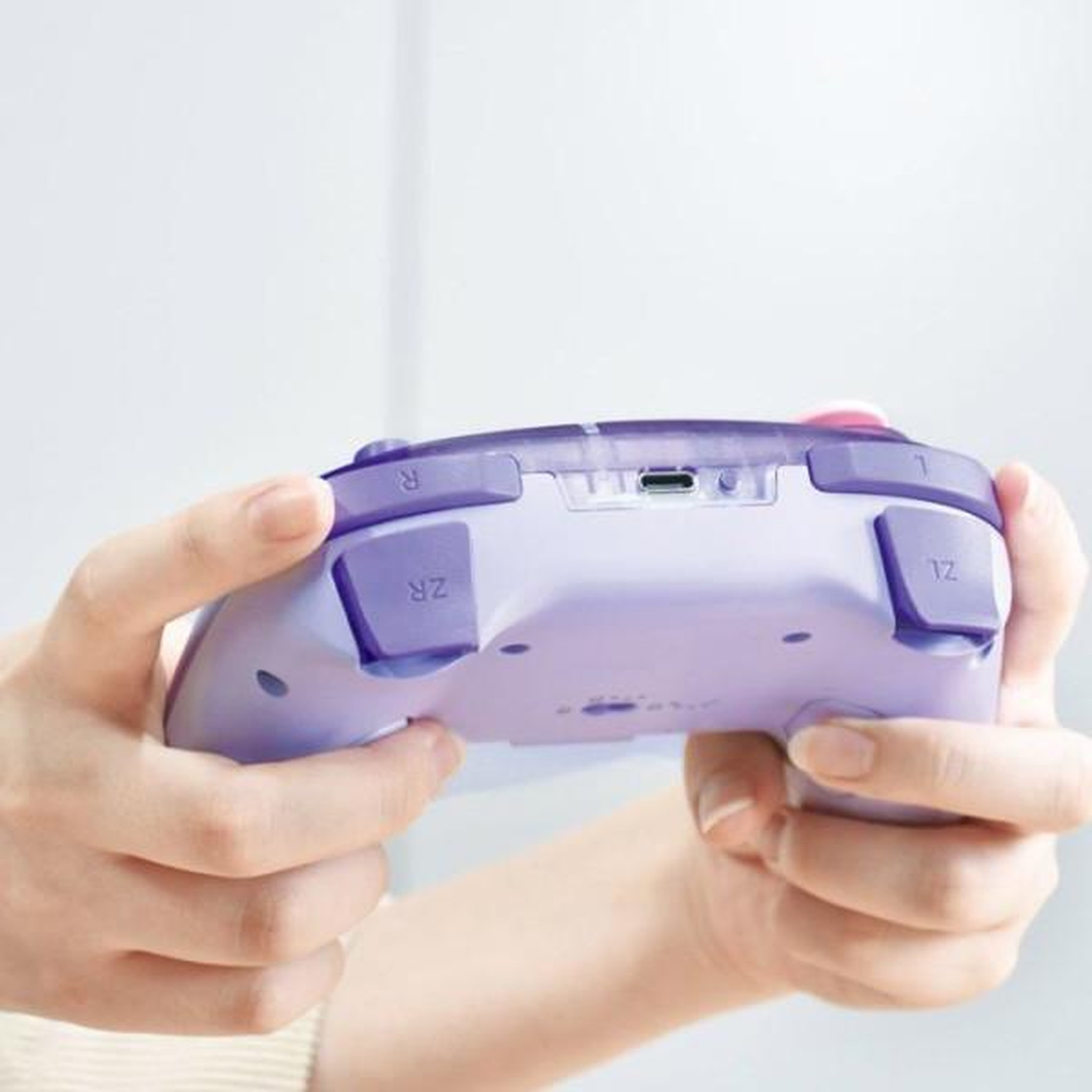 Voir la diapositive 4 : HORI Manette sans fil horipad turbo nintendo switch 2 - hori - bouton c - autonomie 10 h - câble usb-c - motif kirby et waddle dee