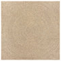 Voir la diapositive 4 : VIDAXL Tapis ZIZUR 120x120 cm aspect de jute interieur et exterieur