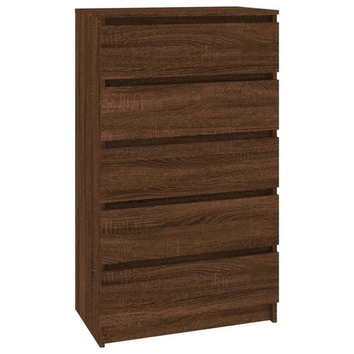 VIDAXL Commode Chene marron 60x36x103 cm Bois d'ingenierie