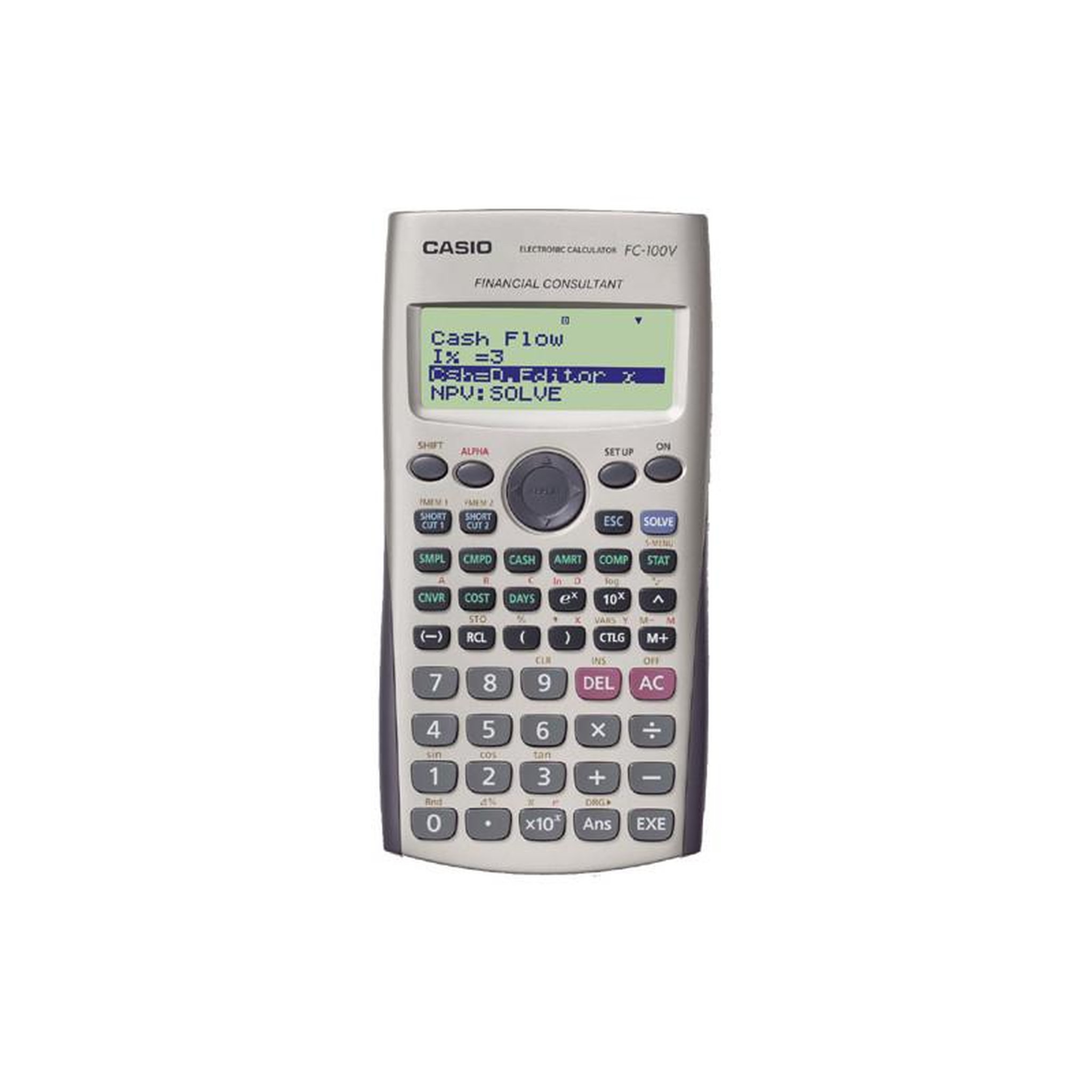CASIO Calculatrice Casio FC 100 V Argent