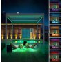 Voir la diapositive 3 : Habitat et Jardin Pergola bioclimatique motorisé avec led  Windsor  en aluminium 3 x 4 - Gris