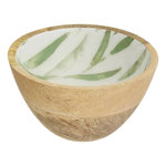 SECRET DE GOURMET Coupelle en Bois  Inaya  13cm Vert Olive