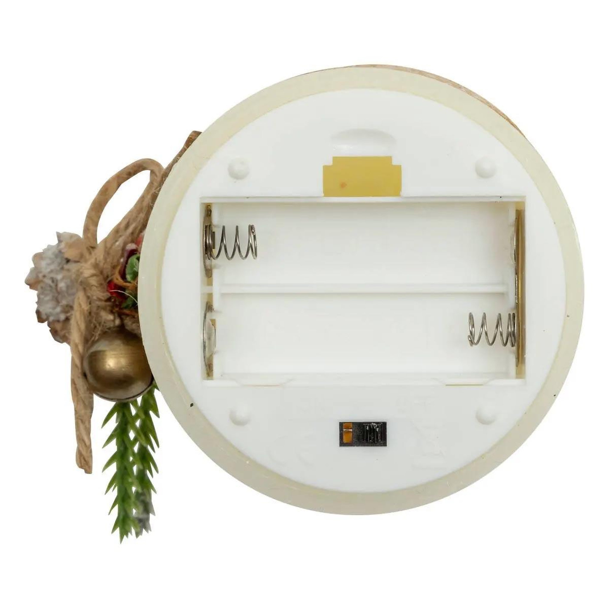 Voir la diapositive 5 : ATMOSPHERA Bougie led de noël  branche  12cm blanc