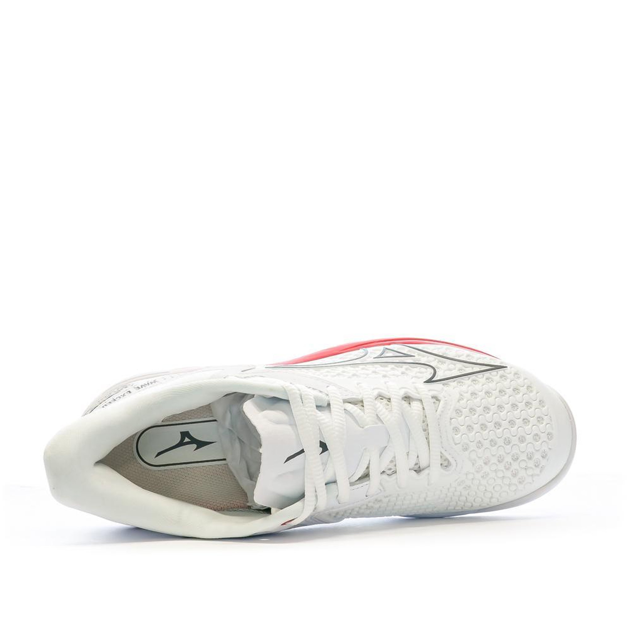 Voir la diapositive 4 : Mizuno Chaussures de Tennis Blanches Femme Mizuno Wave Exceed Tour
