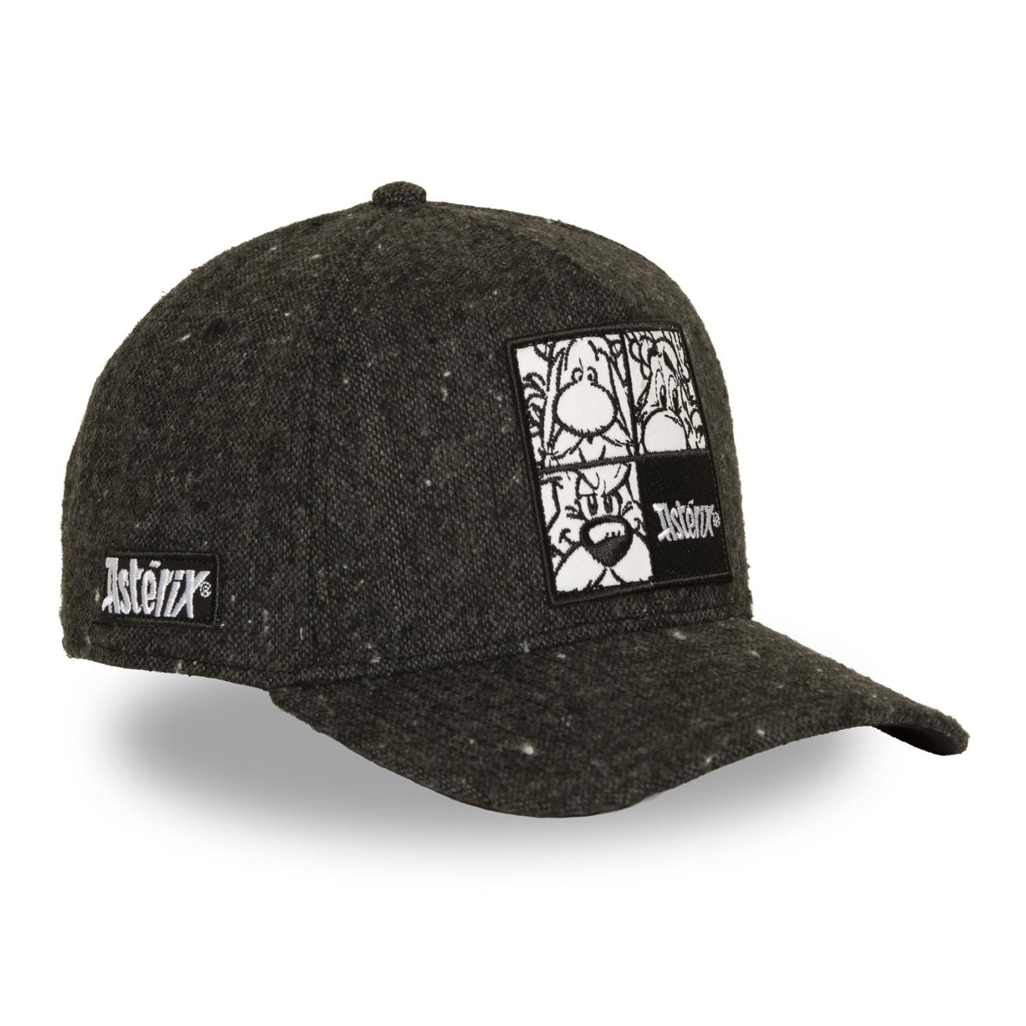 Voir la diapositive 4 : CAPSLAB Casquette trucker premium en nepi avec patch asterix nepi