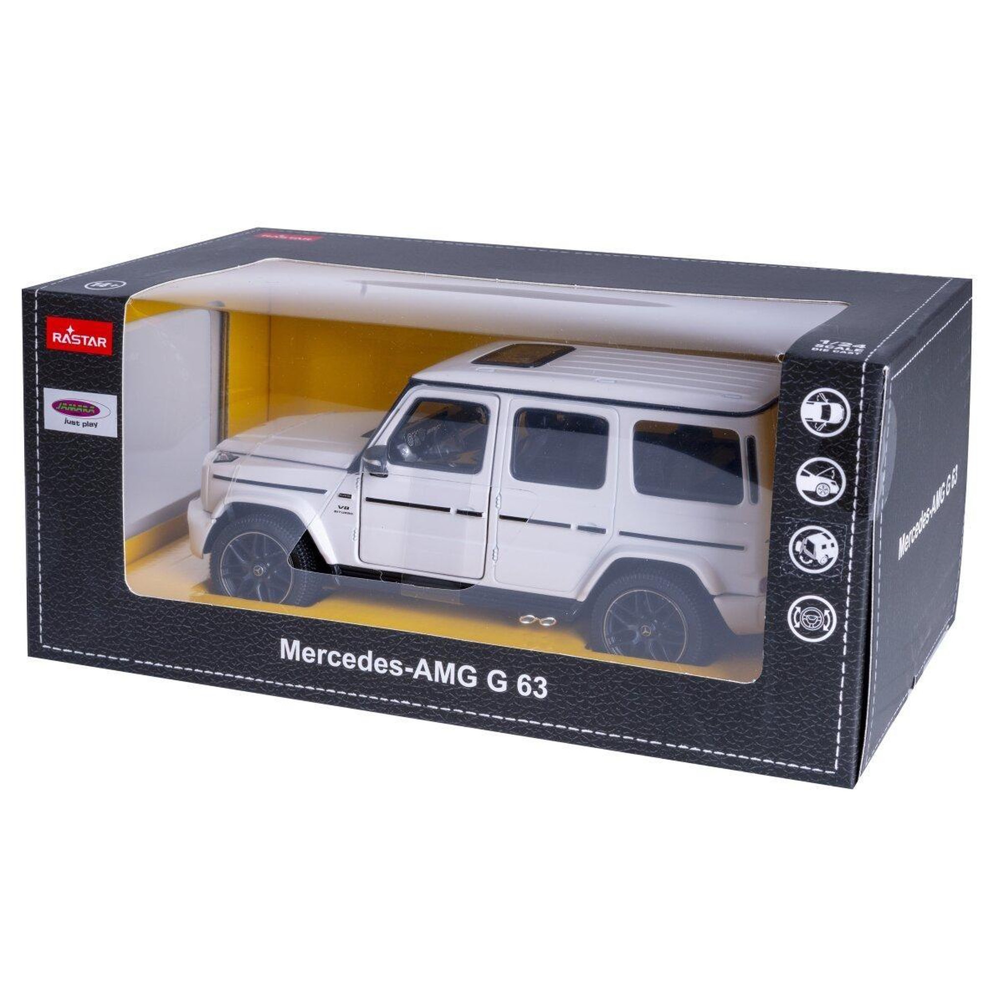 Voir la diapositive 3 : Jamara Mercedes-amg g 63 diecast 1:24 blanc