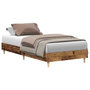Voir la diapositive 2 : VIDAXL Cadre de lit sans matelas vieux bois 100x200 cm bois ingenierie