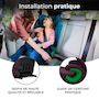 Voir la diapositive 4 : KINDERKRAFT Rehausseur auto isofix groupe 2 3 siege reglable