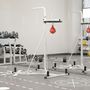 Voir la diapositive 2 : HOMCOM Support autoportant pour sac de frappe - support sac de boxe lestable - poire de vitesse intégrée
