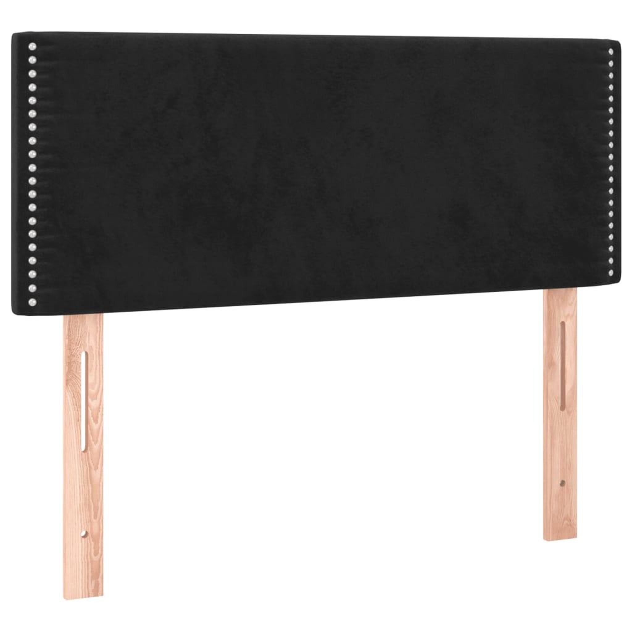 Voir la diapositive 4 : VIDAXL Tete de lit a LED Noir 90x5x78/88 cm Velours