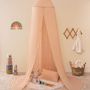 Voir la diapositive 2 : ATMOSPHERA Ciel de lit double gaze de coton rose
