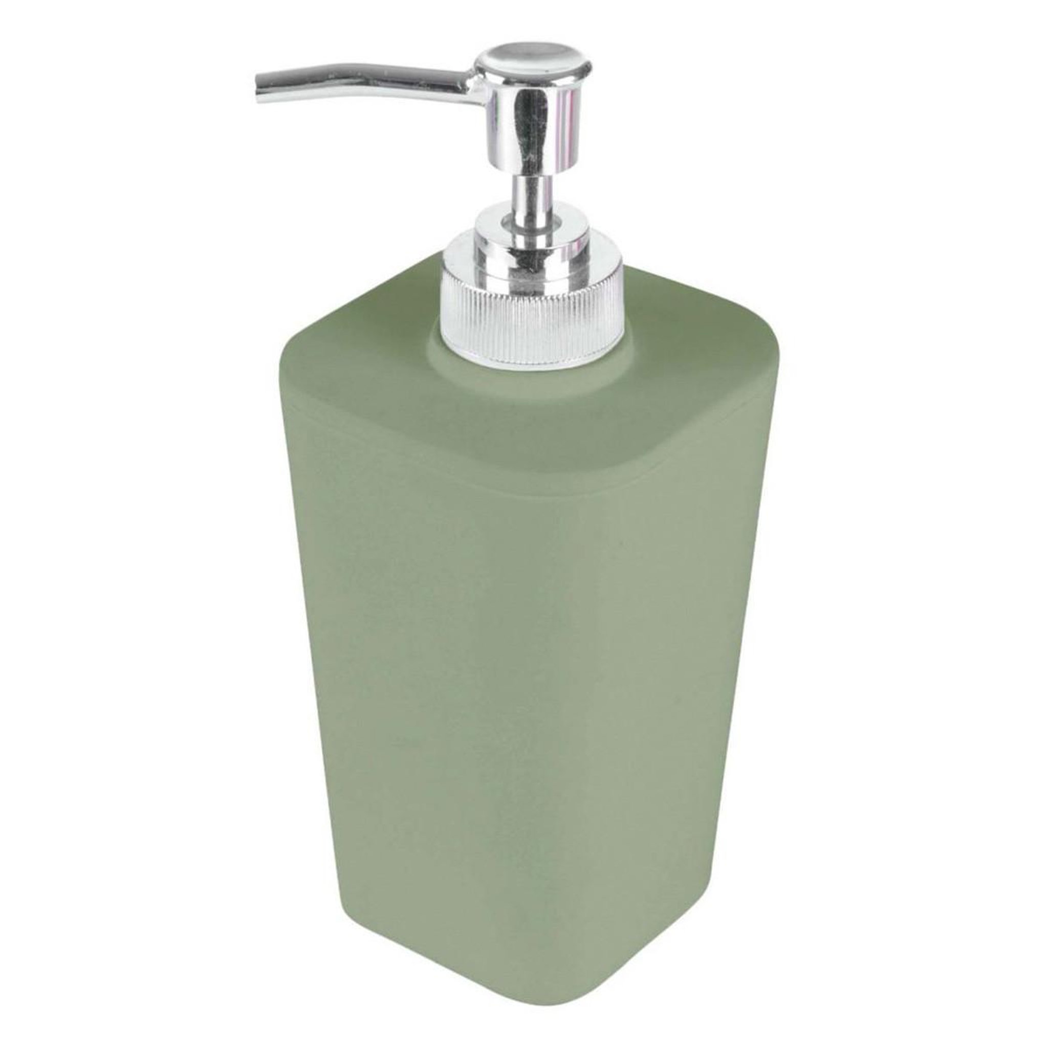 Douceur d'Intérieur Distributeur de savon soft touch  vitamine  18cm sauge
