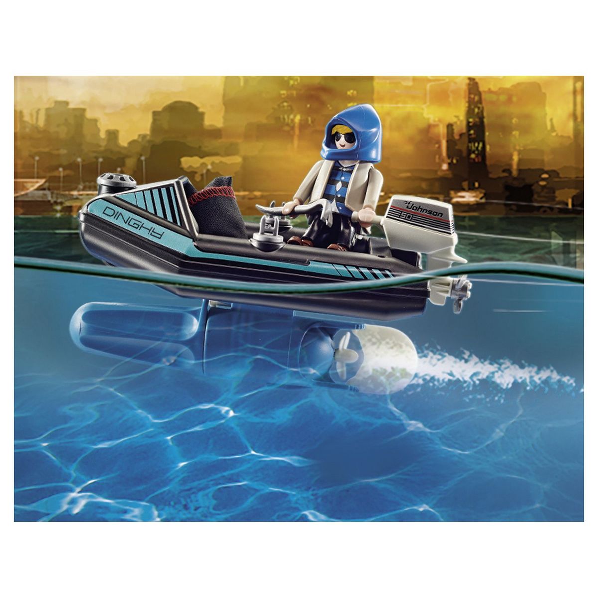 PLAYMOBIL 70782 - Policier réacteur dorsal