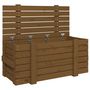 Voir la diapositive 2 : VIDAXL Boîte de rangement Marron miel 91x40,5x42 cm Bois massif pin