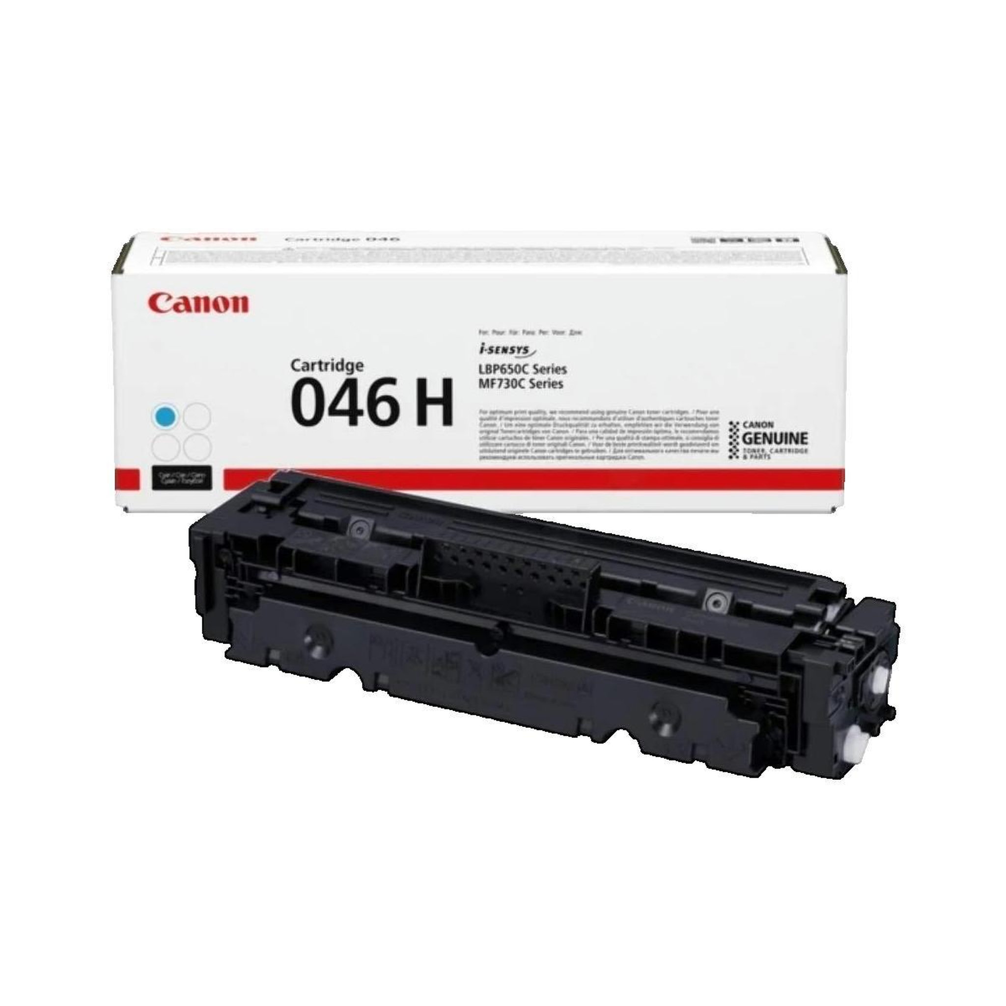 Voir la diapositive 2 : Canon Cartouche de toner Canon 046 H Cyan